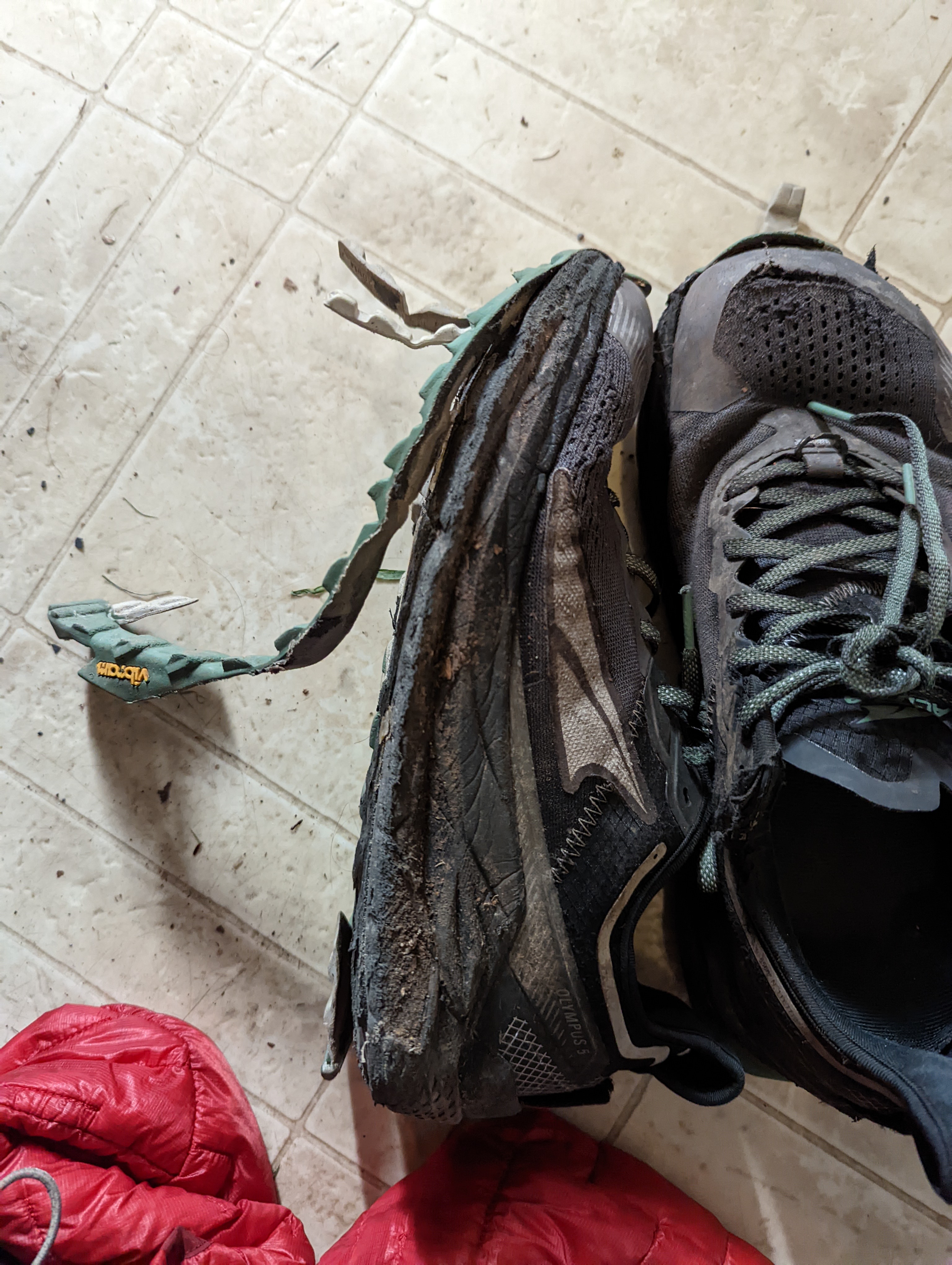 worn out shoes